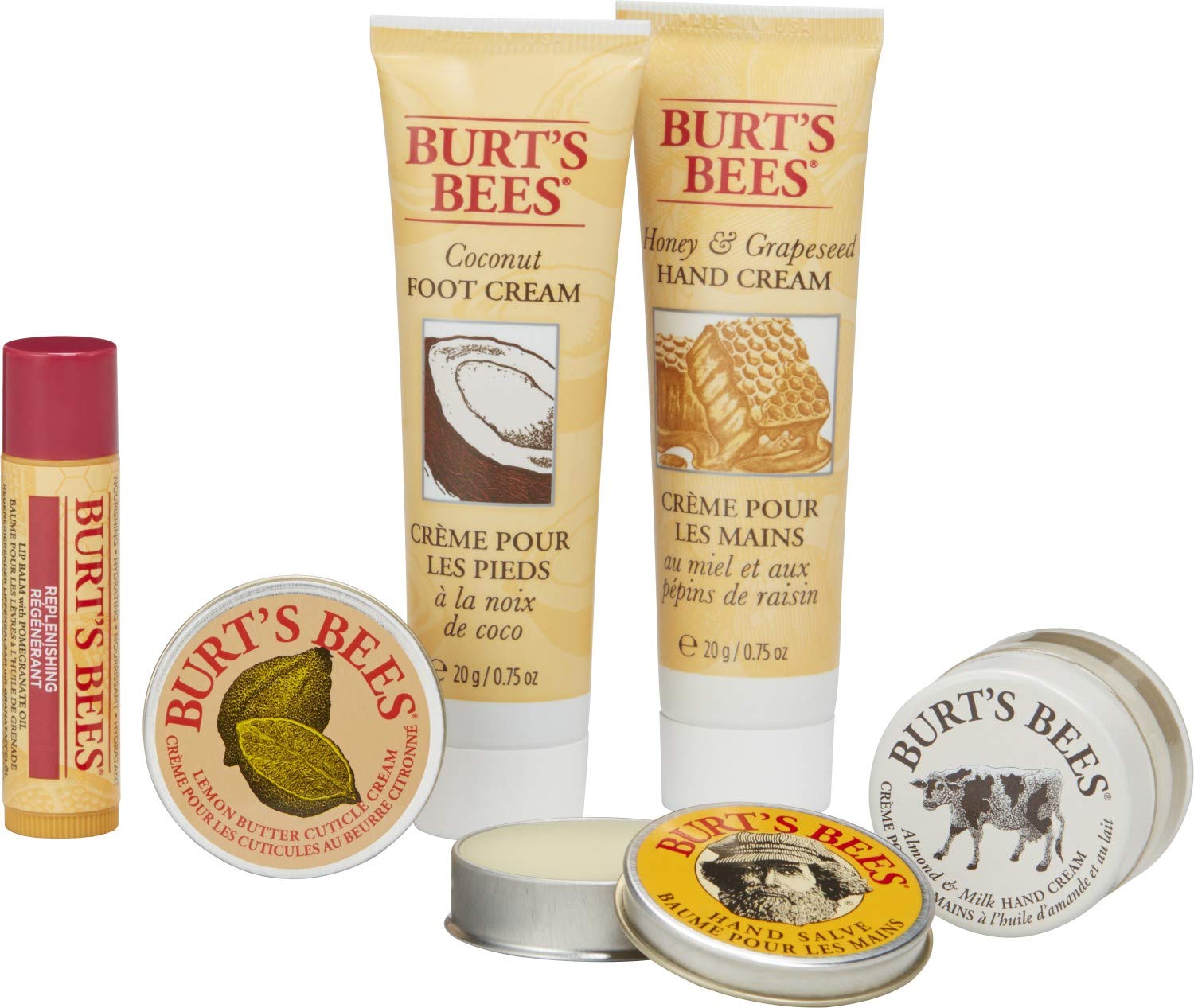 Burts Bees Skincare and Lipcare items