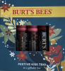 Burt's Bees Holiday Festive Kiss Trio 