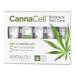 Andalou Naturals CannaCell 5-Piece Get Started Botanical Skin Care Kit